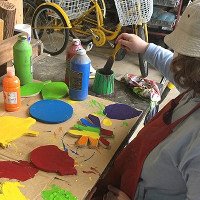 Crafts and garden community activities at Secret Garden and Nursery